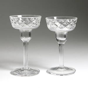 LJUSSTAKAR, ett par, glas. Åfors.