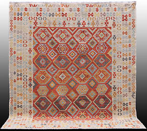 MATTA, Orientalisk, Kelim, Uzbak, new collection 289 x 252 cm.