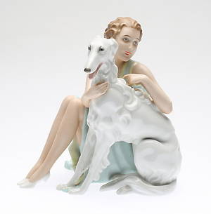 FIGURIN, porslin, Schlaggenwald 1792, 1900-talets första del.