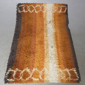 MATTA, rya, Roxen, Astrid Sampe, Wahlbecks mattor, 200x137 cm.