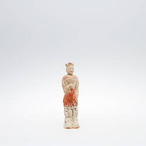 FIGUR, lergods, Kina, troligen Wei.