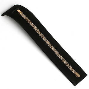 ARMBAND, 18k guld, X-länk, Brofod Falköping, 1962. Vikt 14 gram.