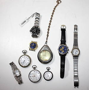 PARTI FICK- ARMBANDSUR,9st, bl.a. Alpine.