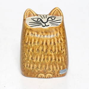 LISA LARSSON. FIGURIN, stengods, Liten katt ur serien Mars Liv, Gustavsberg.