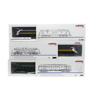 MÄRKLIN tre diesellok Belgien, 3426.1, 3467.1 och 34661.1 Alla Delta Originalkartonger.