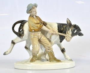 FIGURIN, porslin, Gräfenthal, Tyskland.