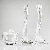 Tiffany Co., ljusstakar, 1 par, o ask i glas