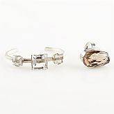 Armring och ring silver