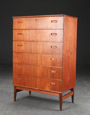 Kommode af teak, 1960erne