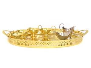Bricka Scandia guld