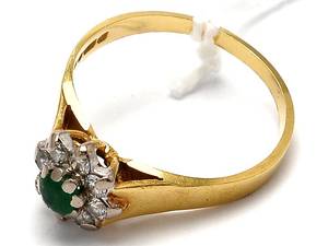 Ring med grön