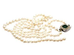 Pärlcollier dubbelradigt defekt