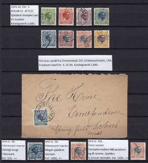 Dansk Vestindien 1915-16 Christian X