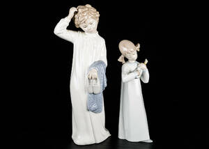 FIGURINER, 2 st, porslin, DAO by Lladro.