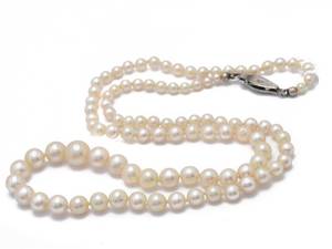 Pärlcollier med odlade