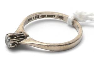 Ring vitguld 18K