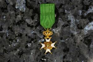 ORDENSMEDALJ, Vasaorden, miniatyr, guld och emalj, 18 k