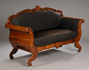 Chr. VIII sofa. 1800-tallets sidste halvdel