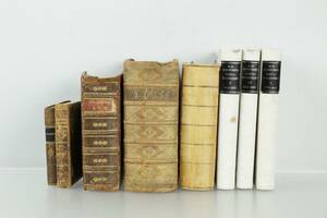 BÖCKER, 8 st, bl.a. Thomas A Remnis, 1829, samt Wallenberg, 1836