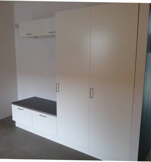 Ballingslöv bryggersmiljø. Model Solid Hvid. Udstillingsmodel