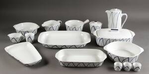 Lyngby Danild. Harlekin service af porcelæn 15