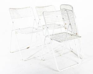 NIELS GAMMELGAARD, fällstolar, 4st, Tednet, IKEA, 1900-tal