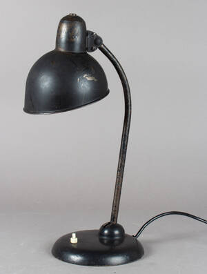 Christian Dell, Tischlampe Tischleuchte Modell 6551, für Kaiser Idell