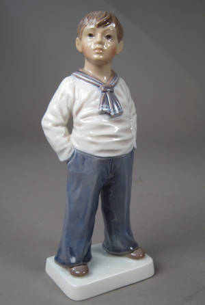Dahl Jensen figur - dreng i matrostøj
