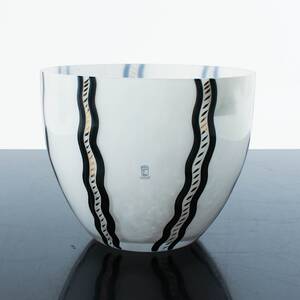 SKÅL, glas, Zebra gold, Mats Andersson, Johansfors