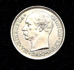 GULDMYNT, Danmark, 10 kr, 1909.