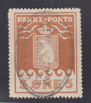 GRØNLAND. AFA 2. PRAGT-mærke med komplet stempel.