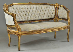 Baljsoffa i rokokostil 1900-tal