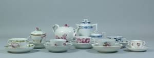 Samling porcelæn, 1700-tallet til 1800-tallet. 10