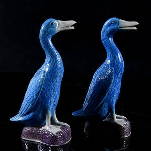 FIGURINER, 2-stycken, porslin, Kina, 1900-tal.