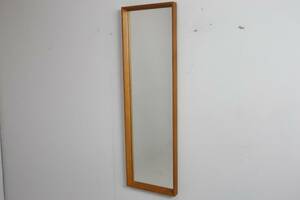 SPEGEL, teak, Eriksmålaglas