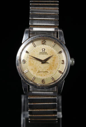 Vintage Omega Seamaster Automatic herreur af stål