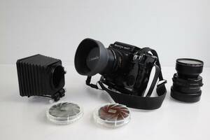 MAMIYA RB67 Professional S, kamerahus, samt objektiv, 2 st, och tillbehör, Mamiya Camera Co Ltd, Japan