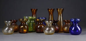 Samling hyacintglasløgglas 1900 - tallet. 14