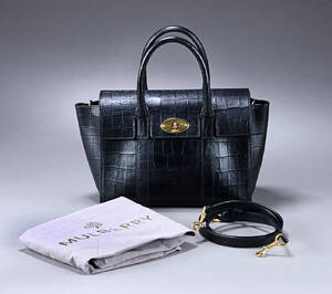 Mulberry. Hånd-skuldertaske. Bayswater Small Croco