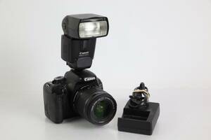 SYSTEMKAMERA, Canon eos 600D, med kameraväska samt objektiv och blixt