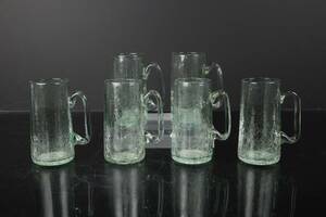TURE BERGLUND, ölglas, 6 st, Stockholms Glasbruk, Skansen