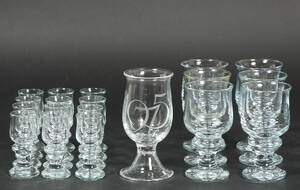 Holmegaard. Per Lütken. Tivoli Copenhagen. Samling glas m.m. 19