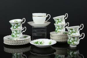 SERVISDELAR, Trillium, Royal Albert, tegods, mors kopp, Royal Grafton