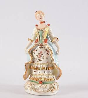 FIGURIN, porslin, Terra import.
