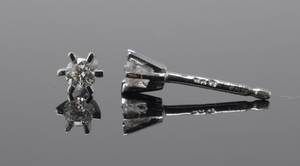Diamond Queen, solitaire brillant ørestikker, ca. 0.16 ct. 14 kt. hvidguld