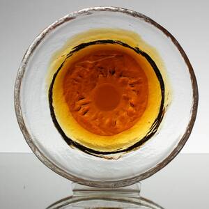 PERTTI SANTALAHTI, skålfat, glas, Humppila, Finland, 1970-tal