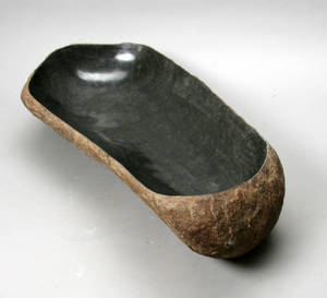 Unika trug fuglebad i mountain-stone