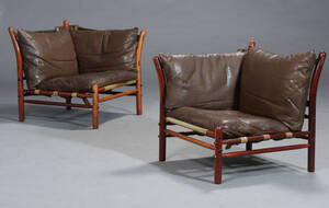 Arne Norell. To-pers. modulsofa par lænestole, model Ilona 2