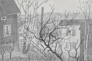 Litografi, Mona Johansson, 1971