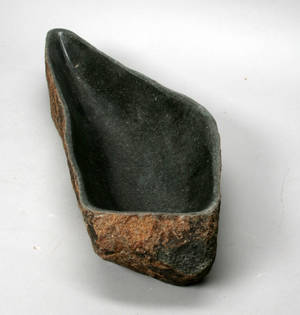 Unika trug fuglebad i mountain-stone